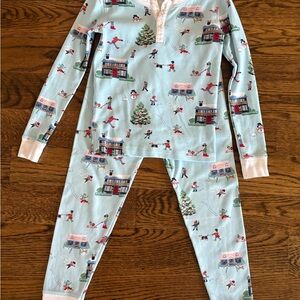 The Beaufort Bonnet Company Blue Winter Pajama Set